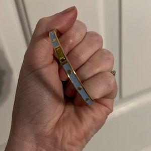 Kate Spade bangle. Color is sky blue. New without tag. Never worn.